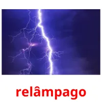 relâmpago cartões com imagens