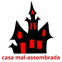 casa mal-assombrada cartões com imagens