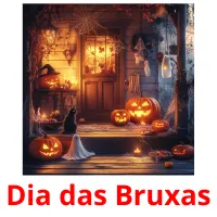 Dia das Bruxas cartões com imagens