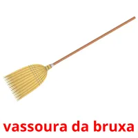 vassoura da bruxa cartões com imagens