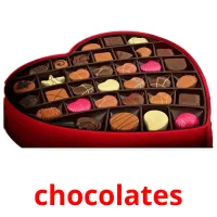 chocolates picture flashcards