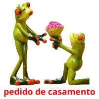 pedido de casamento flashcards illustrate