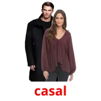 casal cartões com imagens