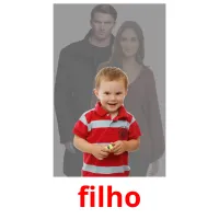 filho cartões com imagens