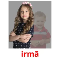 irmã cartões com imagens