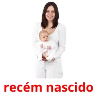 recém nascido cartões com imagens