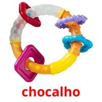 chocalho cartões com imagens