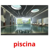 piscina cartões com imagens