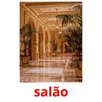 salão cartões com imagens