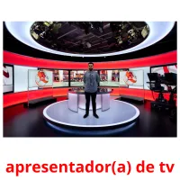 apresentador(a) de tv cartões com imagens