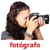 fotógrafo cartões com imagens