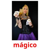 mágico cartões com imagens