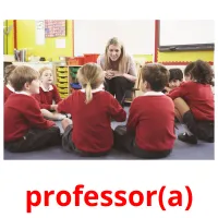 professor(a) cartões com imagens