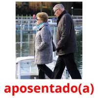 aposentado(a) cartões com imagens