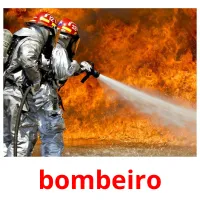 bombeiro cartões com imagens