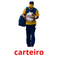 carteiro cartões com imagens