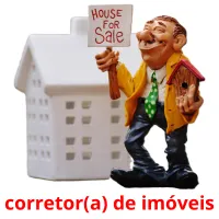 corretor(a) de imóveis cartões com imagens