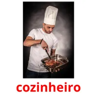 cozinheiro cartões com imagens