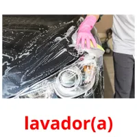 lavador(a) cartões com imagens
