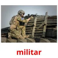 militar cartões com imagens