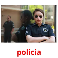 policia cartões com imagens