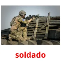 soldado cartões com imagens