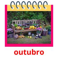 outubro picture flashcards