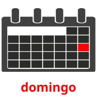 domingo cartões com imagens