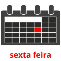 sexta feira cartões com imagens