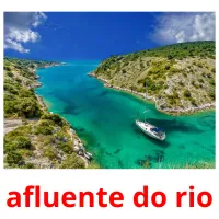 afluente do rio cartões com imagens