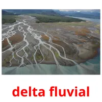 delta fluvial cartões com imagens