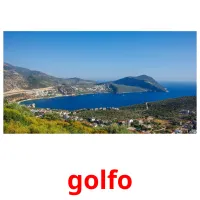 golfo cartões com imagens