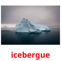 icebergue cartões com imagens