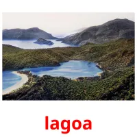 lagoa cartões com imagens