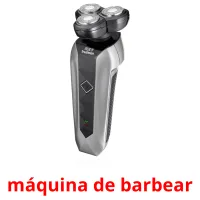 máquina de barbear picture flashcards