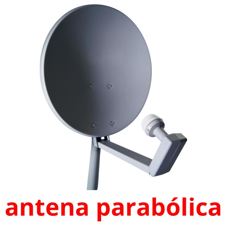 antena parabólica Tarjetas didacticas