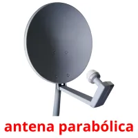 antena parabólica cartões com imagens