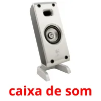caixa de som Tarjetas didacticas