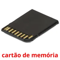 cartão de memória cartões com imagens