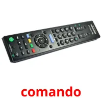 comando cartões com imagens