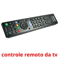 controle remoto da tv Tarjetas didacticas