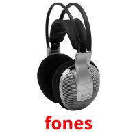 fones cartões com imagens