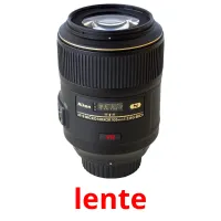 lente cartões com imagens