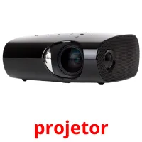 projetor cartões com imagens