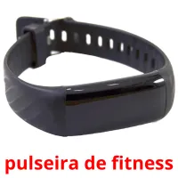 pulseira de fitness cartões com imagens