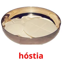 hóstia cartões com imagens