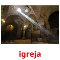 igreja cartões com imagens