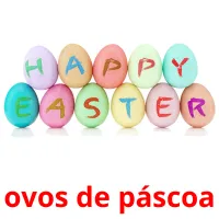 ovos de páscoa cartões com imagens