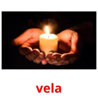 vela cartões com imagens