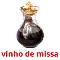 vinho de missa Tarjetas didacticas